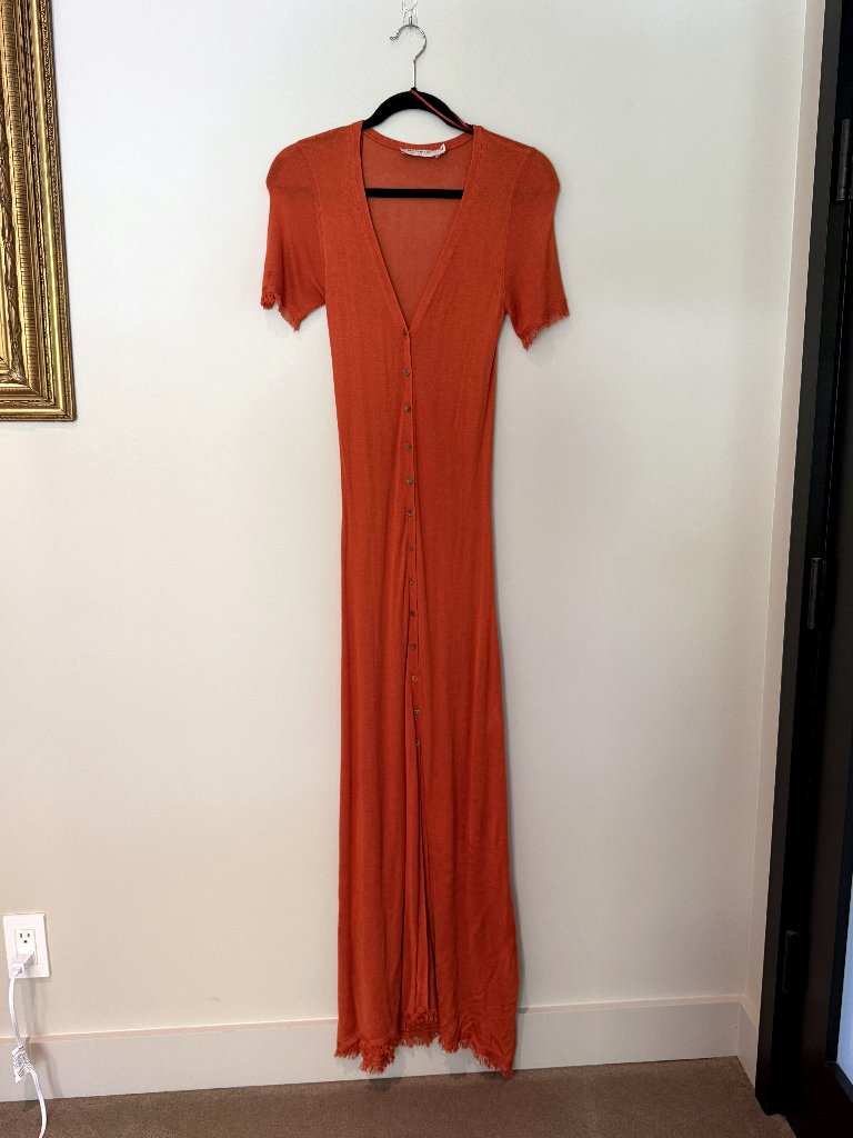 Bec & Bridge Orange Maxi Dress